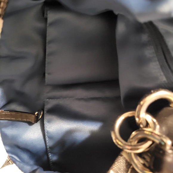 Coach Peyton Opt Art C Denim Drawstring Hobo Tote Bag. - Picture 7 of 9